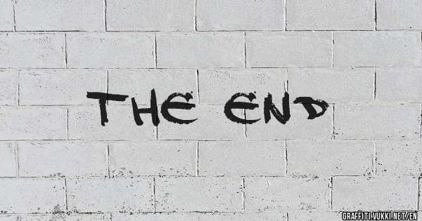 the end