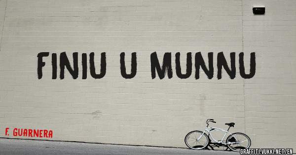 FINIU U MUNNU