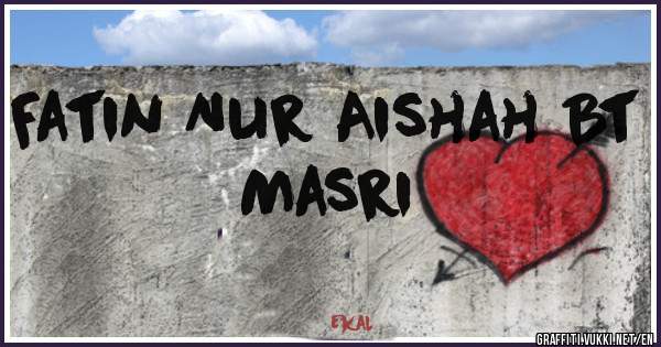 Fatin Nur Aishah Bt Masri