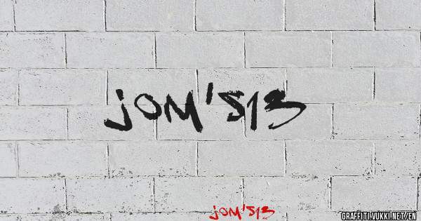 Jom's13