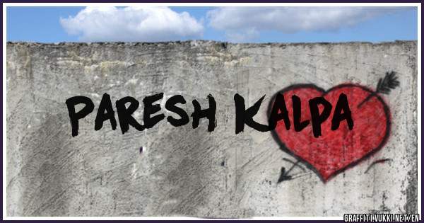 Paresh kalpa