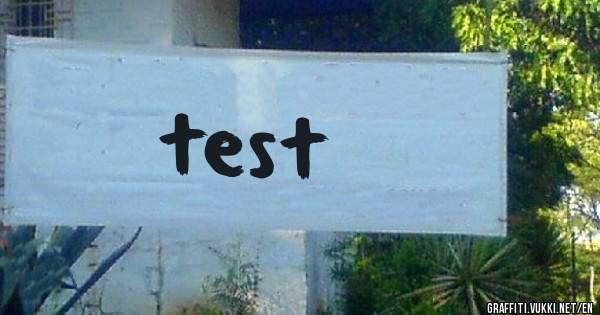 test 