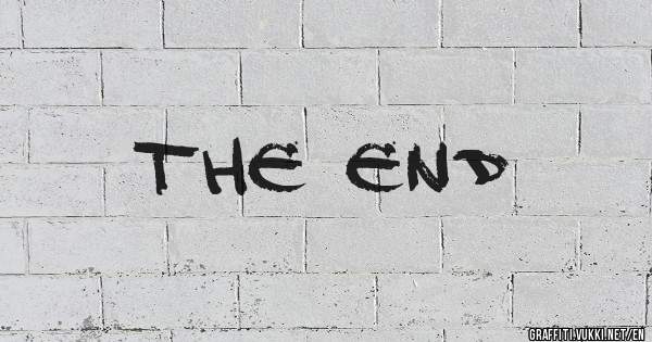 the end