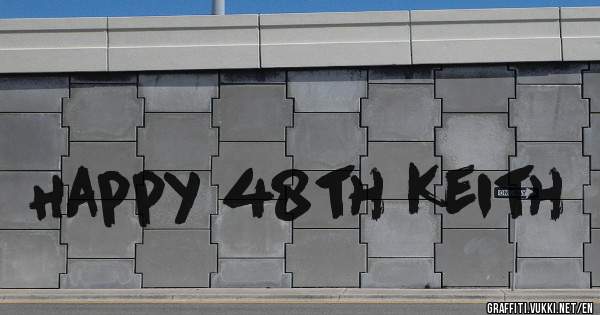 Happy 48th Keith