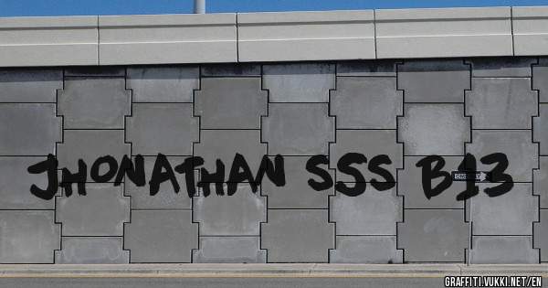 JHONATHAN sSs B13