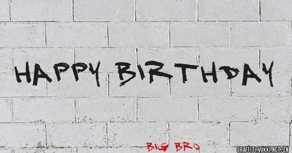 Happy birthday