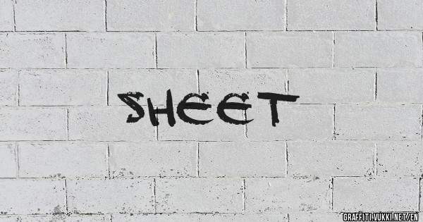 sheet
