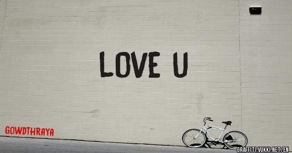 love u
