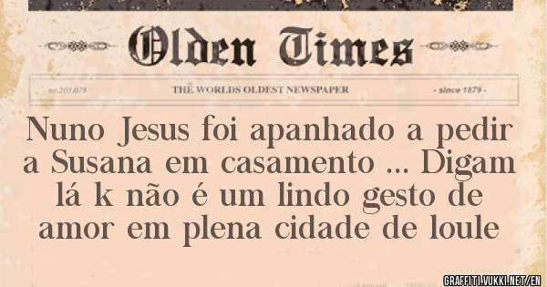 Nuno Jesus foi apanhado a pedir a Susana em casamento ... Digam lá k não é um lindo gesto de amor em plena cidade de loule