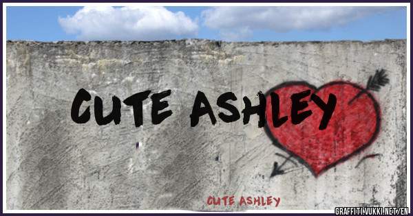 Cute Ashley