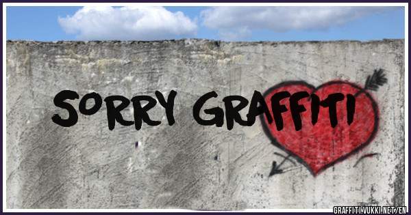 SORRY GRAFFITI