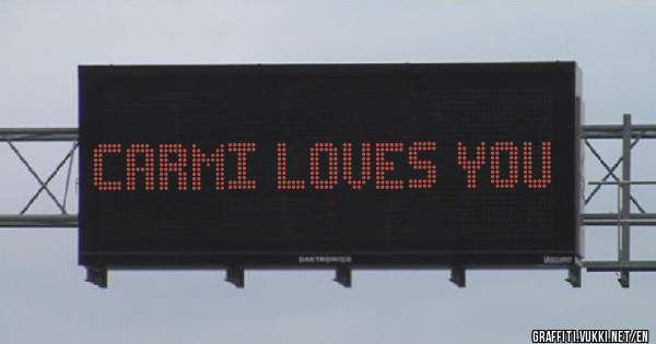 Carmi loves you