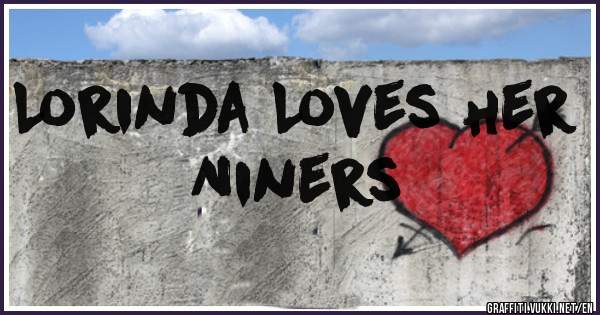 Lorinda Loves Her Niners