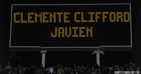 CLEMENTE CLIFFORD JAVIEN