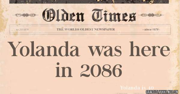 Yolanda was here in 2086