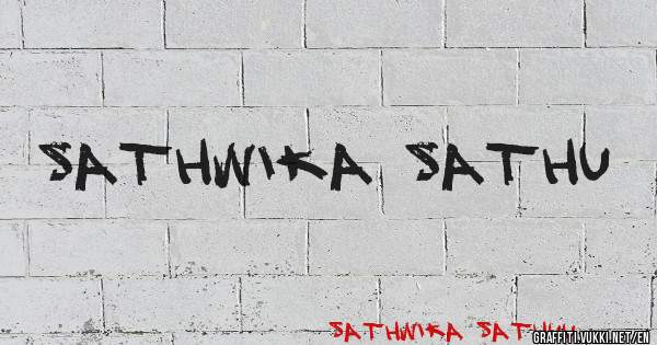 sathwika sathu