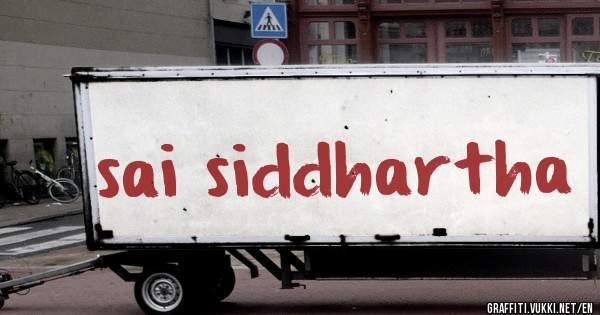 sai siddhartha
