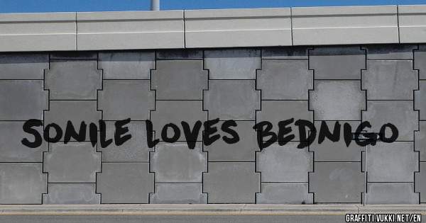 Sonile loves Bednigo