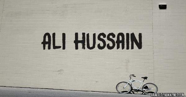 Ali hussain