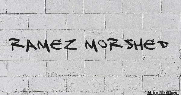 Ramez Morshed