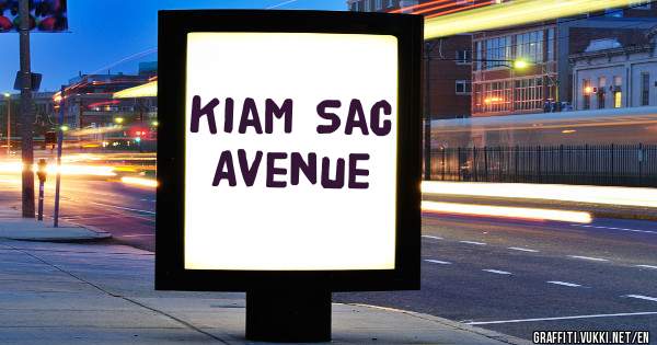 Kiam Sac Avenue