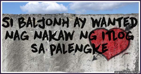 Si baljonh ay wanted nag nakaw ng itlog sa palengke