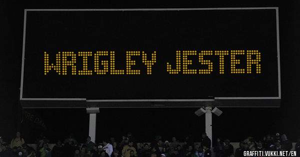 Wrigley jester