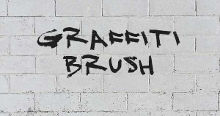 Graffiti brush