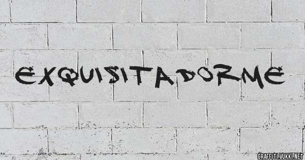 Exquisitadorme
