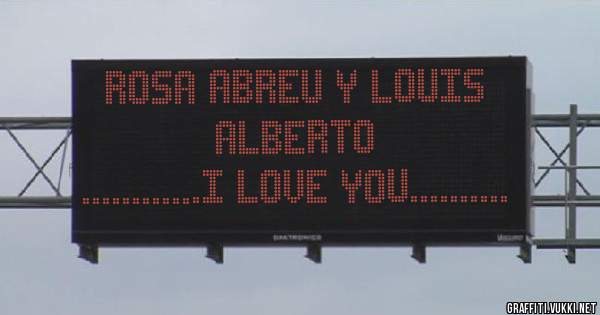 Rosa Abreu Y Louis Alberto
............I LOVE YOU..........