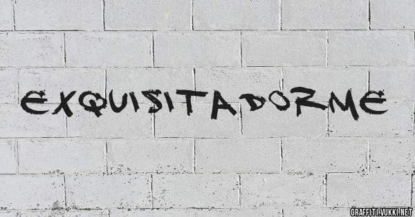 Exquisitadorme