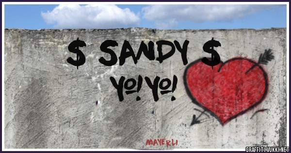          $ SANDY $
                &&