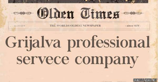 Grijalva professional servece company