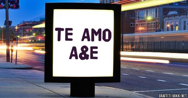 TE AMO A&E
