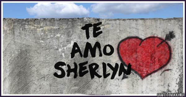 Te Amo Sherlyn