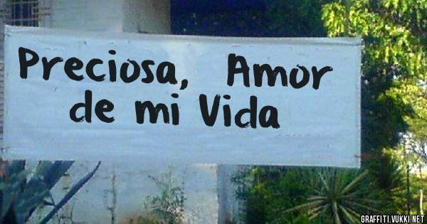 Preciosa,  Amor de mi Vida 