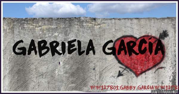 Gabriela García 