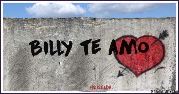 Billy te amo 