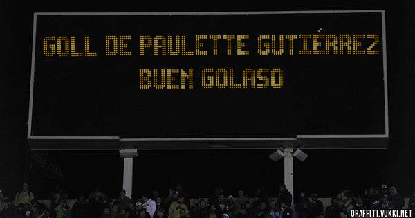 Goll de Paulette Gutiérrez buen golaso