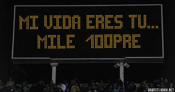 MI Vida Eres Tu...
MILE×100PRE