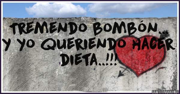 Tremendo bombón... y yo queriendo hacer dieta..!!!