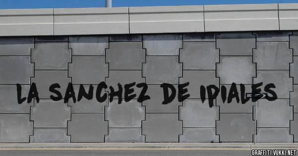 la sanchez de ipiales