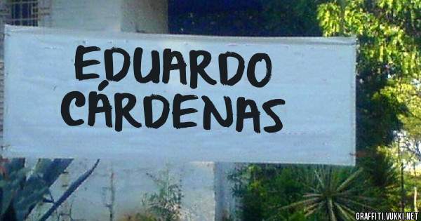 EDUARDO
CÁRDENAS