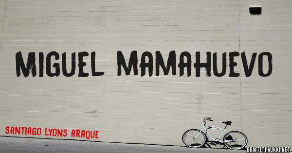 Miguel mamahuevo