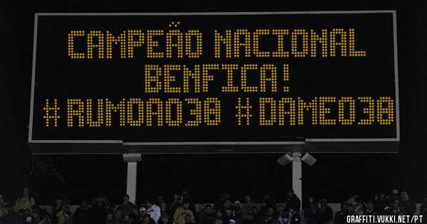 Campeão nacional BENFICA!
#rumoao38 #dameo38