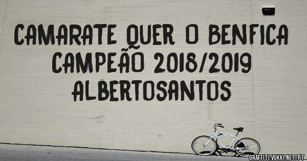 CAMARATE Quer O BENFICA CAMPEÃO 2018/2019 Albertosantos
