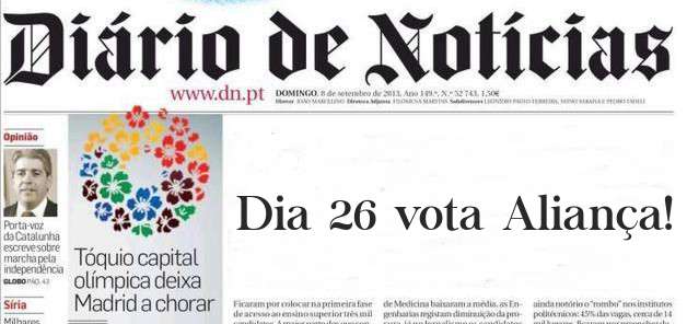 Dia 26 vota Aliança! 