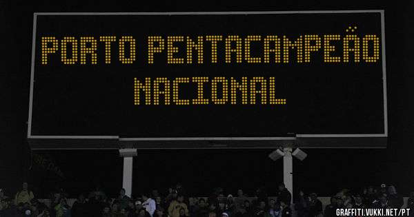 Porto pentacampeão nacional
