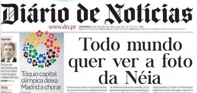 Todo mundo quer ver a foto da Néia