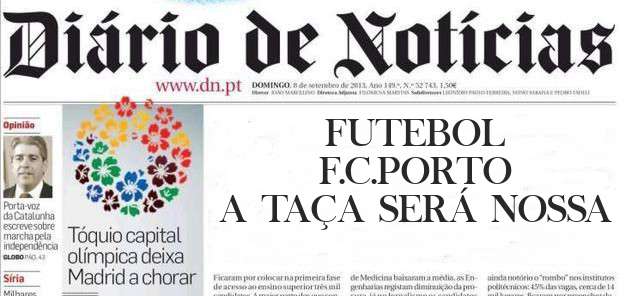 FUTEBOL
F.C.PORTO
A TAÇA SERÁ NOSSA